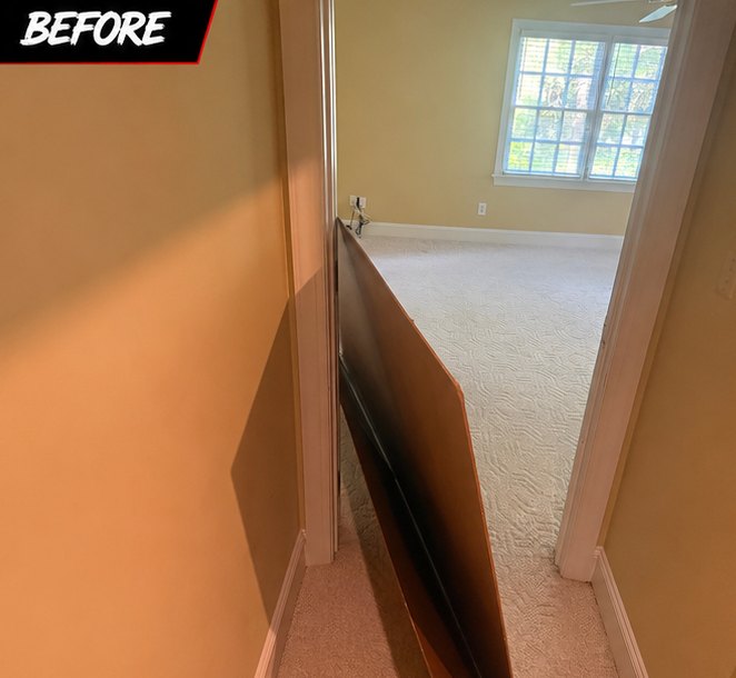 Old furniture removed from a Raleigh home